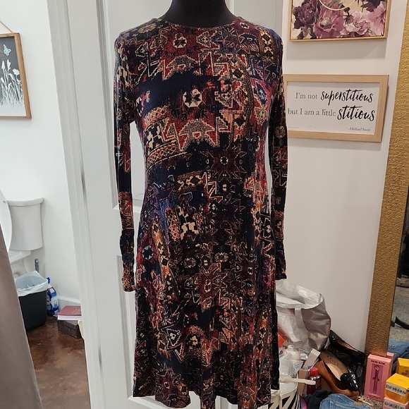 Annabelle Dresses & Skirts - Annabelle Multicolor Long Sleeve Dress